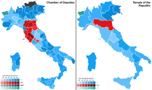 Elecciones generales de Italia de 1958