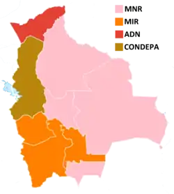 Elecciones generales de Bolivia de 1989