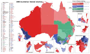 Elecciones federales de Australia de 1990