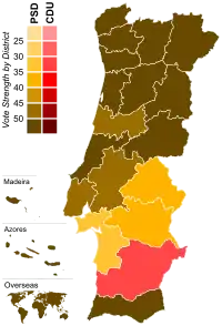 Elecciones parlamentarias de Portugal de 1991