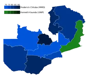 Elecciones generales de Zambia de 1991