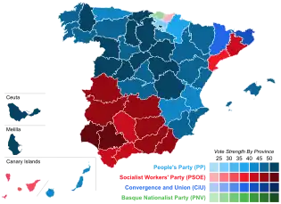 Elecciones generales de España de 1996