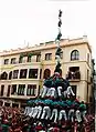 Primer pilar de vuit descarregat de la historia, Castellers de Vilafranca, 28/09/1997