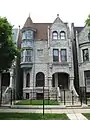 La Ida B. Wells-Barnett House, residencia de Ida B. Wells, en el barrio de Bronzeville.