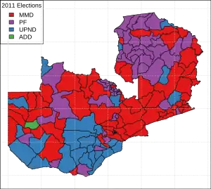 Elecciones generales de Zambia de 2011