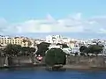 La Ciudad Amurallada, vista desde la bahía