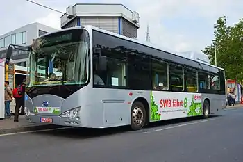 Autobús eléctrico con baterías LiFePO4