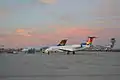 Aviones de Airlink en el Aeropuerto Internacional de Ciudad del Cabo, Sudáfrica