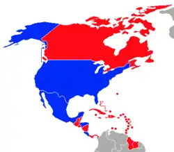      Países clasificados       Países eliminados