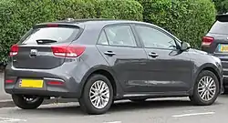 Vista trasera Kia Rio IV