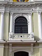Balcón de la fachada