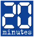 Antiguo logo de 20 Minutos del 15 de marzo del 2002 al 10 de abril de 2018