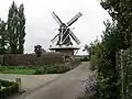 Molino de viento en Noordbroek, Menterwolde.