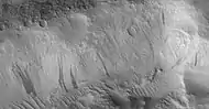 Pendiente oscura streaks, cuando visto por HiRISE bajo HiWish programa