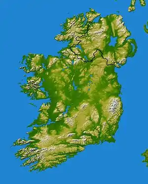 Península de Beara ubicada en Irlanda