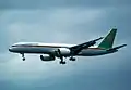 El Boeing 757 involucrado en el accidente, fotografiado en abril de 1991, mientras era operado por Zambia Airways.