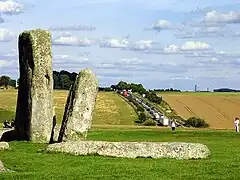 A303 en Stonehenge (Wiltshire).