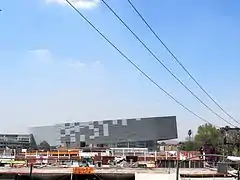 La Arena Ciudad de México vista desde un puente peatonal cerca del Metro Ferrería/Arena Ciudad de México el 7 de marzo del 2012.