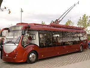 Moderno Trolebús en Minsk, Bielorrusia