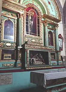 Altar de Nuestra Señora de los Dolores.