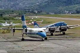 Aviones de SAHSA en Toncontín en 1981.