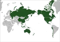 Miembros del Foro de Cooperación Económica Asia-Pacífico.