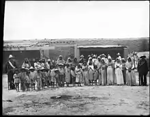 1910 Grupo de Prisioneros Yaquis en Guaymas.