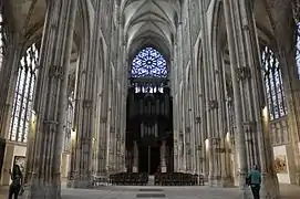 Iglesia abacial de Saint-Ouen, nave, Rouen