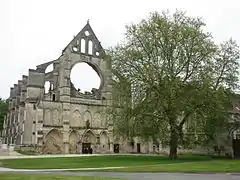 Las ruinas de la abacial de Notre-Dame.