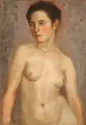 "Desnudo" por Abelardo Bustamante.