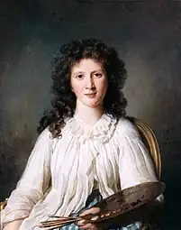 Retrato de Adélaïde Binart, esposa Lenoir (1796), París, Musée Carnavalet .