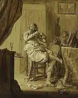 Un caballero en su tocador (1631)