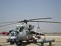 Mil Mi-35 de la Fuerza Aérea India, Aero India 09.