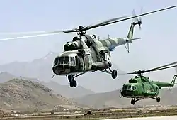 Mil Mi-17 afganos.