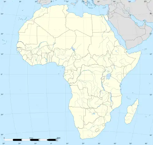 Yaundé ubicada en África