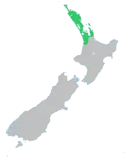 Distribución natural de A. australis