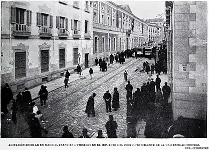 Calle de San Bernardo en 1901