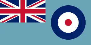 Bandera de la fuerza aérea de Reino Unido