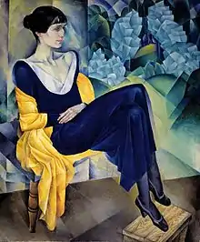 Anna Ajmátova, por Natan Altman (1914).