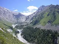 Parque nacional Ala Archa, en el norte de Kirguistán