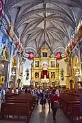 Interior de la iglesia