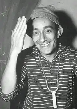 Alberto Olmedo (24/8/1933 - 5/3/1988) Actor cómico, primero en su categoría con un total de 56,3% de votos.