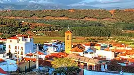 Vista de la localidad de Alcudia de Guadix, en el Valle del Zalabí