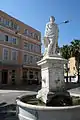 Estatua de 1867 alegoría de la agricultura realizada por Émile Aldebert e instalada en Sanary-sur-Mer