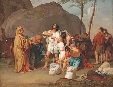 Los hermanos de José encuentran el cáliz en la bolsa de Benjamín (1831–1833)
