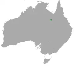 Mapa de distribución de P. mimulus