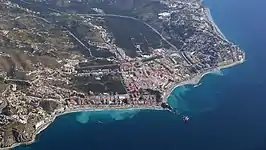 Vista aérea de Almuñécar