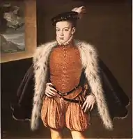 Retrato de el príncipe Don Carlos, de Sánchez Coello