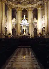 Altar mayor de la catedral de Málaga, de Diego de Vergara (1541).