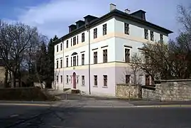 El Altenburg, antigua residencia de Liszt de 1848 a 1861, hoy ocupada por varios departamentos de la escuela (música judaica, jazz)